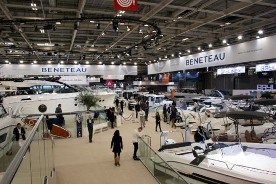 Stand au Nautic de Paris