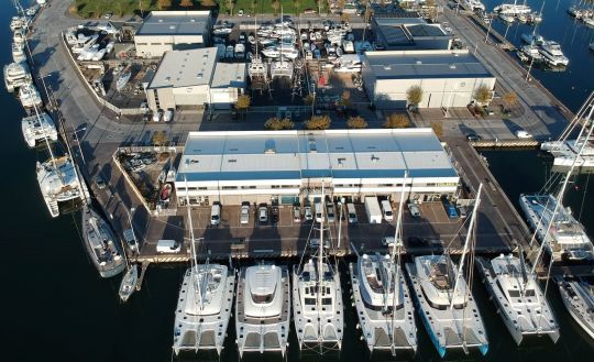 Le site de BMS à Canet en Roussillon ©Groupe Beneteau