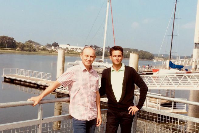 Richard Demeule y Eric Lerendu, fundadores de Marine Mobile Diffusion