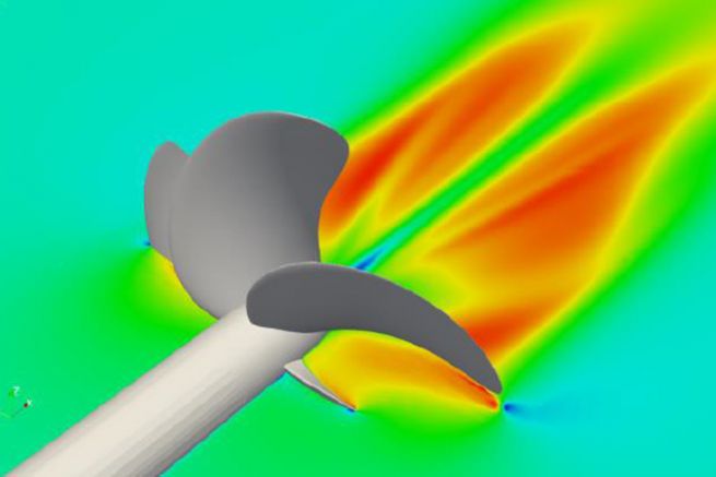 Clculo del CFD de la hlice de un barco