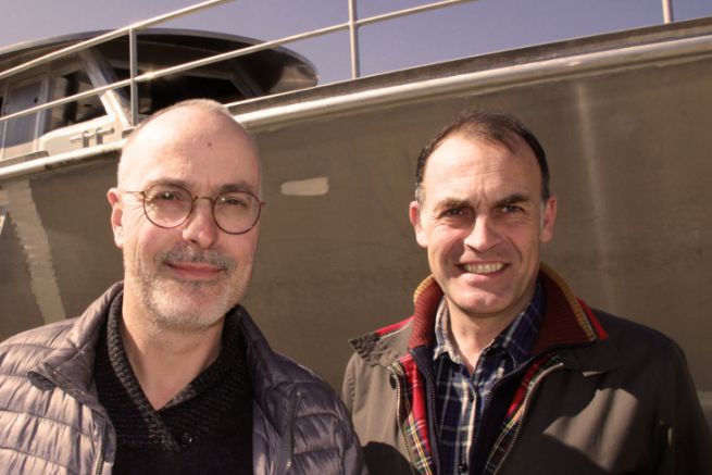 Patrice Passinge y Philippe Brabetz, los antiguos y nuevos lderes de Mta (De izquierda a derecha)