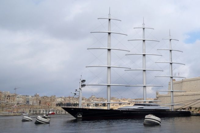 El Maltese Falcon es uno de los yates ms famosos de Perini Navi