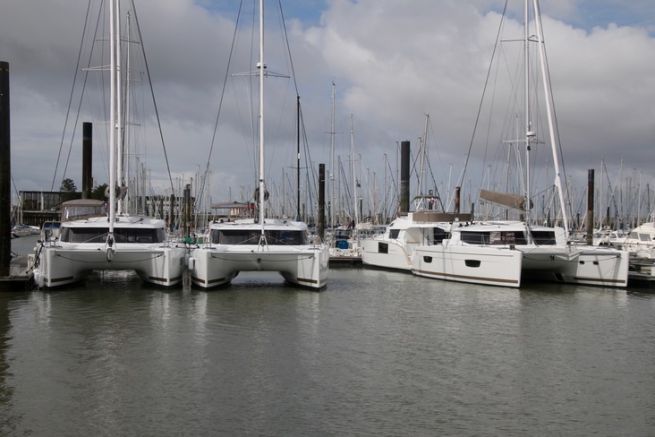 El puerto de La Rochelle recibe regularmente barcos listos para ser entregados por los astilleros neo-acuticos