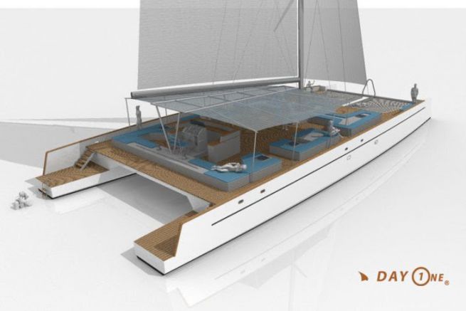 El catamarn New Day One, construido por TechniYachts Pinta