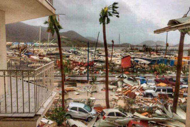 San Martn despus del paso del cicln Irma