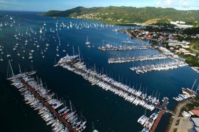 El puerto deportivo de Le Marin en Martinica, base de Rgis Guillemot Charter