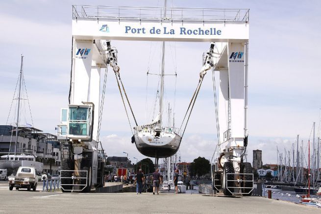 Elevador de barcos de la meseta nutica de La Rochelle