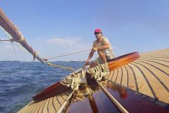 Erwan Boisecq, al timn del astillero Beboat, muri el 8 de junio de 2019