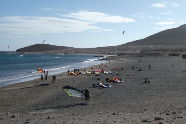 Un lugar para el windsurf y el kitesurf en las Islas Canarias