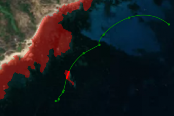 Deteccin y sealizacin de zonas peligrosas durante la navegacin