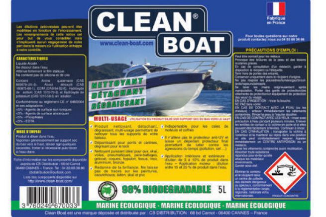 Nueva etiqueta de Clean Boat