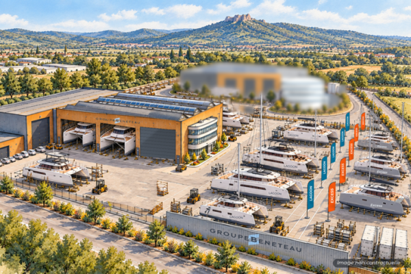 Beneteau tiene previsto construir unas instalaciones de 15 000 m² para la remodelación de embarcaciones de gran tamaño