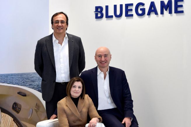 Carla Demaria junto a Massimo Perotti y Ferruccio Rossi