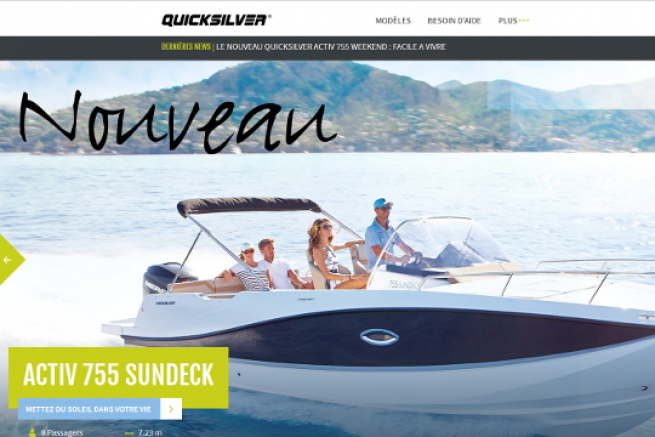Nueva pgina web de Quicksilver