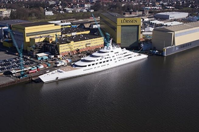 El astillero Lurssen construir su primer barco con una pila de combustible de metanol