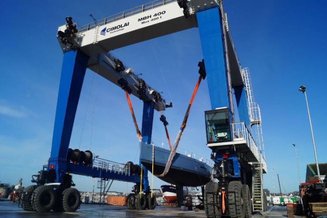 Nuevo ascensor de viaje para el puerto de Concarneau